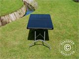 Folding Table 182x74x74 cm, Black (1 pc.)