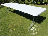 Folding Table PRO 242x76x74 cm, Light grey (1 pc.) ONLY 4 PCS. LEFT