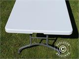 Table pliante PRO 242x76x74cm, Gris clair (1 pce) Table pliante PRO 242x76x74cm, Gris clair (1 pce) - 3