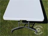 Folding Table PRO 242x76x74 cm, Light grey (1 pc.) ONLY 4 PCS. LEFT