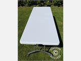 Table pliante PRO 242x76x74cm, Gris clair (1 pce) Table pliante PRO 242x76x74cm, Gris clair (1 pce) - 12