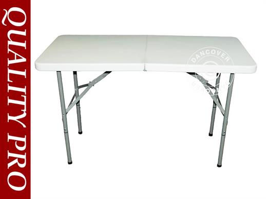 Table pliante 150x72x74cm, Gris clair (10 pièces)