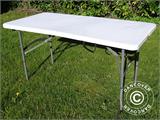 Folding Table 150x72x74 cm, Light grey (10 pcs.)