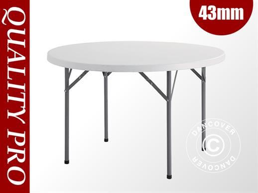 Round banquet tables Ø116 cm, Light grey (5 pcs.)