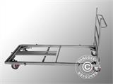 Carrito para mesas extensible, gris