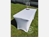 Capa de mesa elástica 150x72x74cm, Branco