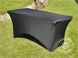 Stretch table cover 150x72x74 cm, Black