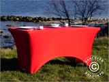 Cubierta flexible para mesa 150x72x74cm, Rojo