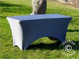 Cubierta flexible para mesa 150x72x74cm, Gris