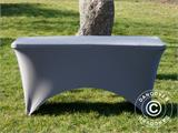 Stretch table cover 150x72x74 cm, Grey