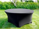 Nappe de table extensible Ø152x74cm, Noir