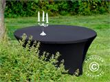 Nappe de table extensible Ø152x74cm, Noir