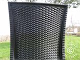 Chaise empilable, Rattan Bistrot, Anthracite,  6 pcs.