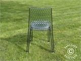 Stacking chair, Hypnotic, Clear Smoked, 6 pcs. ONLY 1 SET LEFT