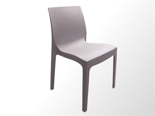 Stacking chair, Rome, Grey, 1 pcs. ONLY 4 PC. LEFT