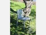 Stacking chair, Rome, Grey, 6 pcs. ONLY 1 SET LEFT
