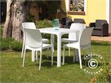 Stacking chair, Boheme, White, 6 pcs. ONLY 4 SETS LEFT