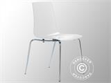 Chair, Lollipop, Glossy white, 6 pcs.