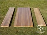 Biertisch-Set 220x60x76cm, Leichtes Holz