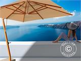 Freiarm-Sonnenschirm Havana, 3,5x3,5m, Sand