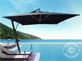 Riippuva aurinkovarjo Antigua, 3x4m, Musta
