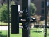 Parasol bracket vertical f/ balcony Grid, Black