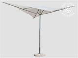 Parasol Vela, 2x2m, Grijs taupe