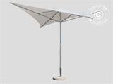 Parasol Vela, 2x2 m, Grey taupe