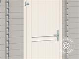 Wooden Shed Narva 3.8x2.5x2.39 m, 28 mm, 9.3 m², Light Grey
