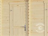 Wooden Shed, cabin Riga 4.25x2.8x2.22 m, 34 mm, 11.3m², Natural