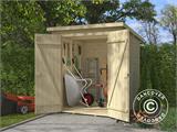 Wooden Shed Ivalo 1.7x1.76x1.99 m, 13 mm, 2.99 m², Natural  
