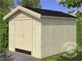 Caseta de Madera con suelo, 2,75x3,44x2,67m, 8,4m², Madera Natural
