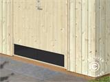 Caseta de Madera con suelo, 2,75x3,44x2,67m, 8,4m², Madera Natural