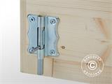 Wooden bike shed, Bertilo Wallstore Velo, 2.06x1.02x1.35 m, 2.1 m², Natural