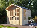 Cabane en bois, Bertilo Melrose, 2,02x2,07x2,15m, Naturel