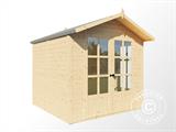 Cabane en bois, Bertilo Melrose, 2,02x2,07x2,15m, Naturel