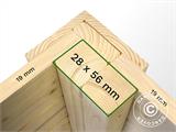 Wooden cabin, Bertilo Melrose, 2.02x2.07x2.15 m, Natural