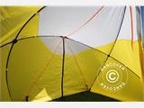 Arbeitszelt, FleXshelter Basic Triangle, 1,8x1,9x2m, Feuerresistent, Gelb/Weiss