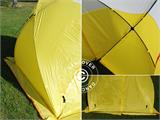 Arbeitszelt, FleXshelter Basic Triangle, 1,8x1,9x2m, Feuerresistent, Gelb/Weiss