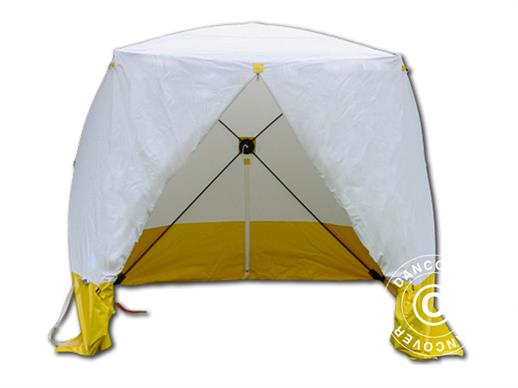 Radni šator, FleXshelter PRO, Tip 5S, 2,5x2,5x2,0m, Bijela/Žuta